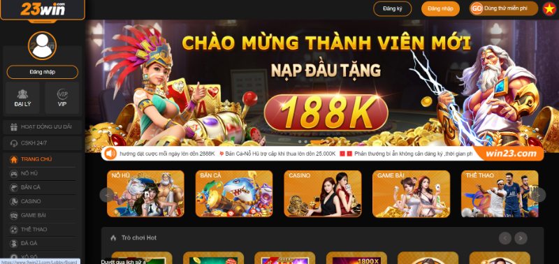 23Win - Nhà cái cá cược uy tín nhất Việt Nam 1 23Win Là Một Nền Tảng Cá Cược Trực Tuyến Nổi Bật Tại Châu Á
