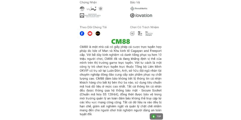CM88 - Nhà Cái Uy Tín Và Sáng Giá Nhất Việt Nam Năm 2026 2 Tổng Quan Về Cm88